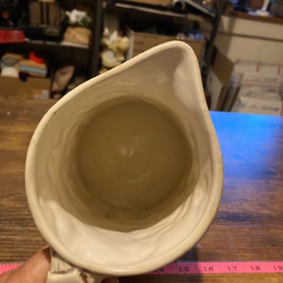 Vintage Atlantic mold ceramic pitcher - Picture 6 of 8